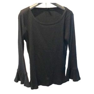 J.Crew Ribbed Bell-Sleeve Tee